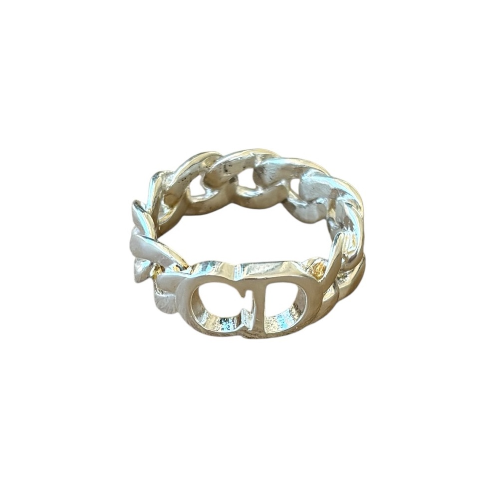 Dior 30Montaigne Silver Chain Ring - Picture 2 of 5